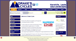 Desktop Screenshot of drakescycles.co.uk